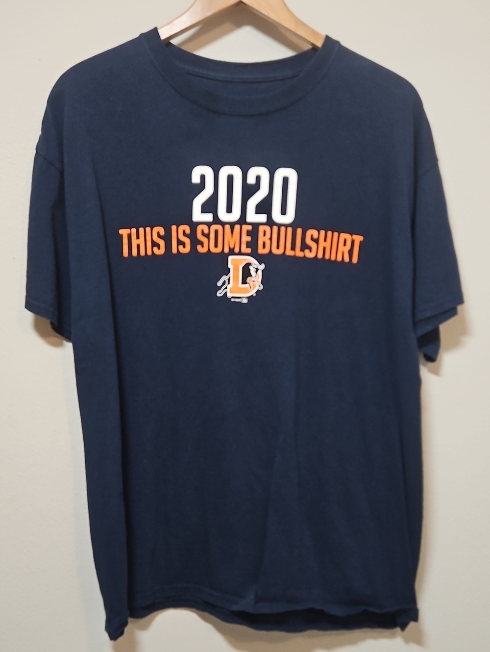 2020 XL Graphic Navy Men's T-Shirt - 'This Is Some Bullshirt'